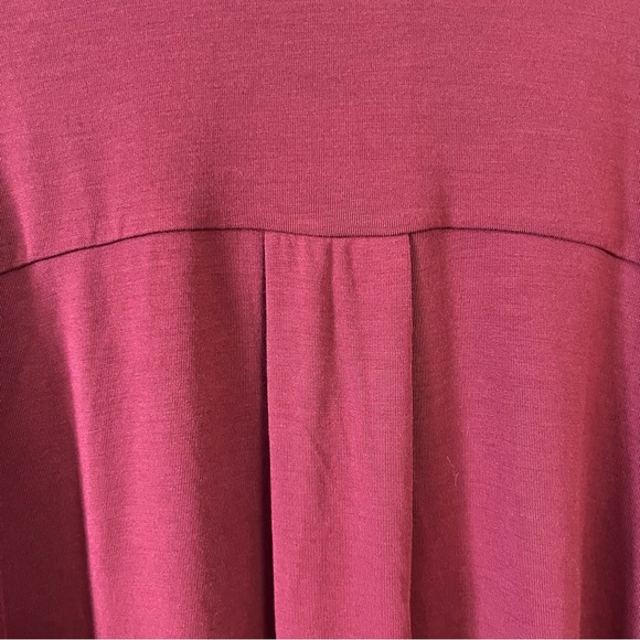 NWOT Anthropologie Women's Button-Up Pajama Top Wine Color Modal Sleepwear 3XL - Picture 8 of 13